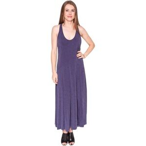 Maeve Women's Small Anthropologie Navy Melanie Lace Up Back Maxi Tank Dress‎